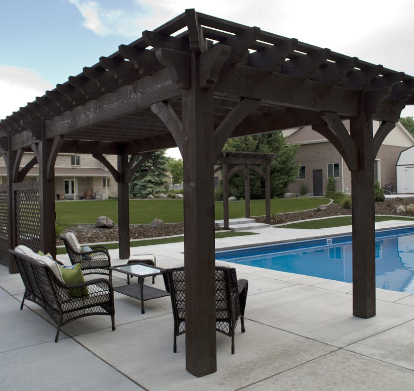 fullwrap pergola for shade