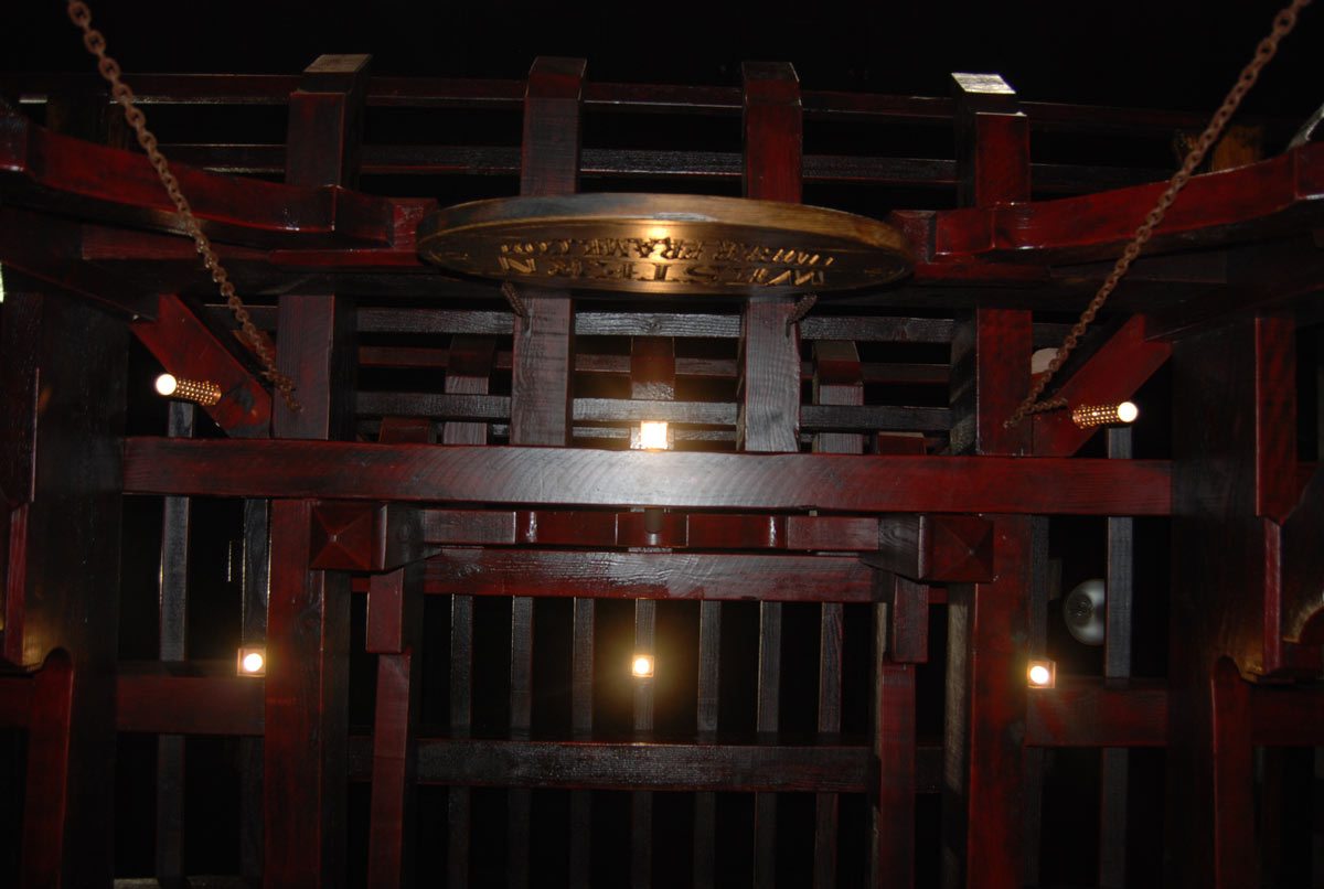 oriental asian style pergola roof