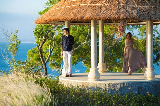 couple in gazebo