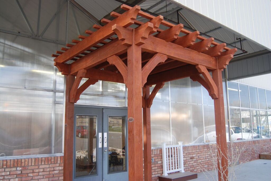 store front nursery pergola