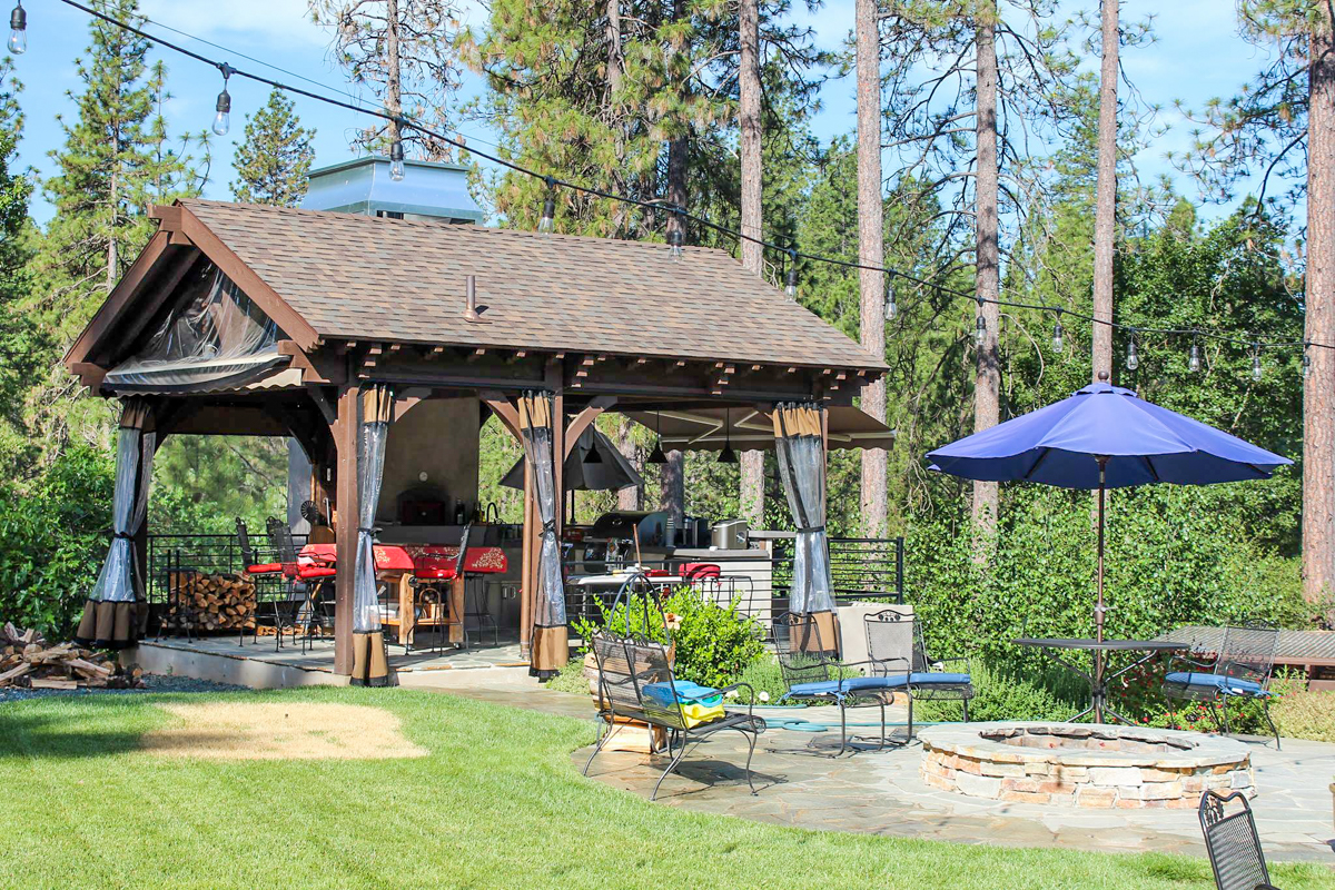 cabana outdoor kitchen